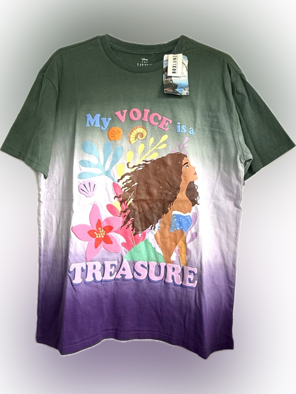 Disney X BoxLunch Exclusive The Little Mermaid Voice Women's T-Shirt Size Small